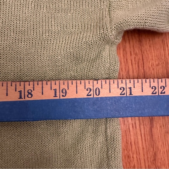 Eileen Fisher Sweater  Organic Linen Tie-Cuff  Light Green Women’s Sz XS # - Picture 8 of 12